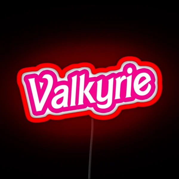 A Court Of Silver Flames Valkyrie Barbs RGB Neon Sign