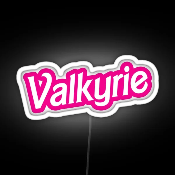 A Court Of Silver Flames Valkyrie Barbs RGB Neon Sign