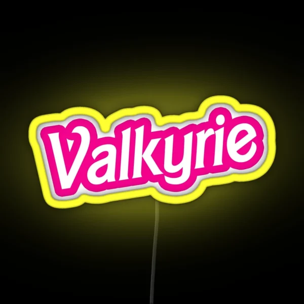 A Court Of Silver Flames Valkyrie Barbs RGB Neon Sign