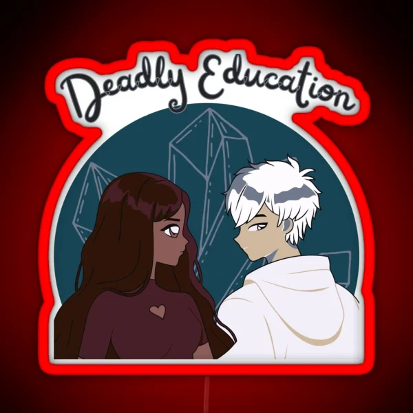 A Deadly Education RGB Neon Sign