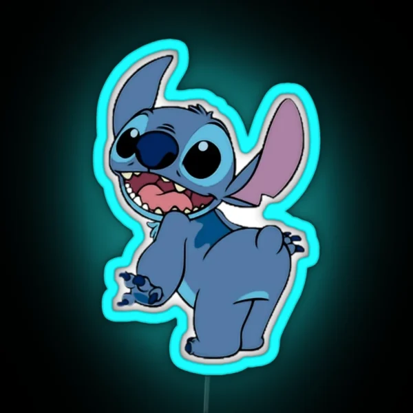 A Funny Stitch RGB Neon Sign