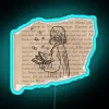 Neon reading nook for girls and young book lovers everywhere