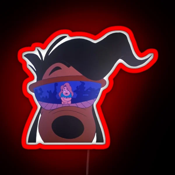 A Goofy Movie Max Goof And Roxanne RGB Neon Sign