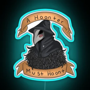 A Hoonter Must Hoont Eileen The Crow RGB Neon Sign