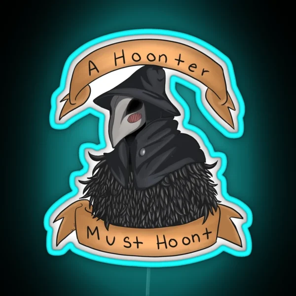 A Hoonter Must Hoont Eileen The Crow RGB Neon Sign