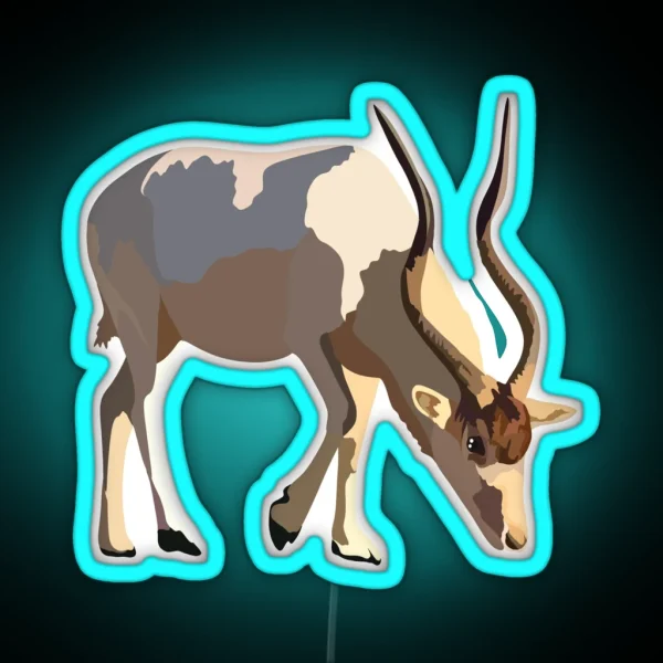 A Is For Addax RGB Neon Sign