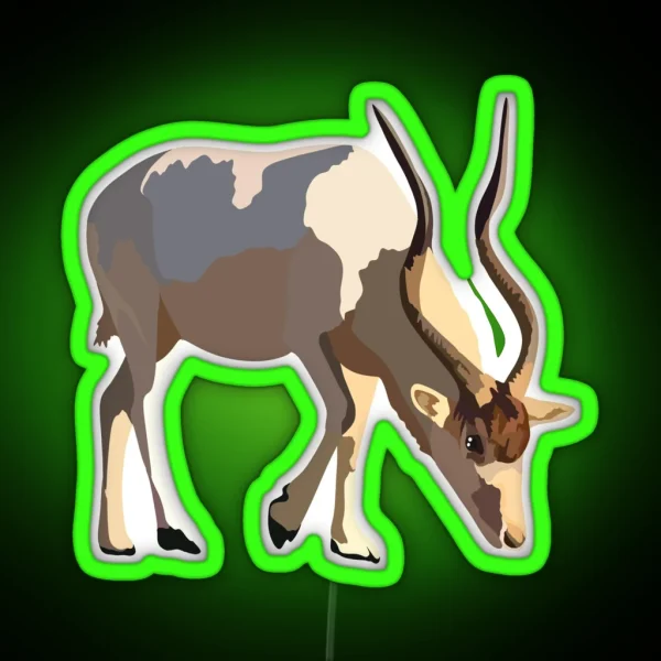 A Is For Addax RGB Neon Sign
