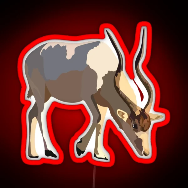 A Is For Addax RGB Neon Sign