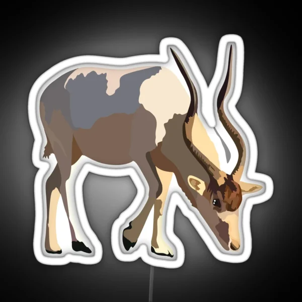 A Is For Addax RGB Neon Sign