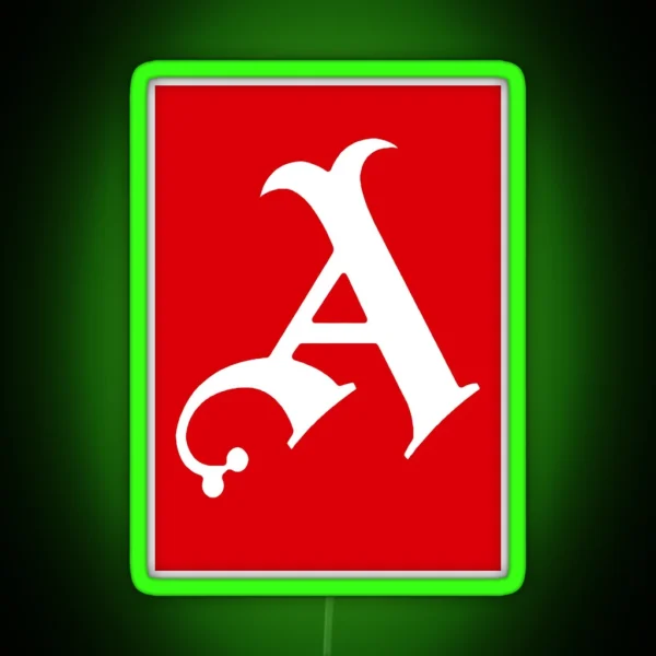 A Is For RGB Neon Sign