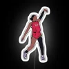 A Ja Wilson Holds The Release RGB Neon Sign - Image 5