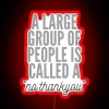 Embracing Introversion: Celebrating individuality in a crowd with vibrant glow