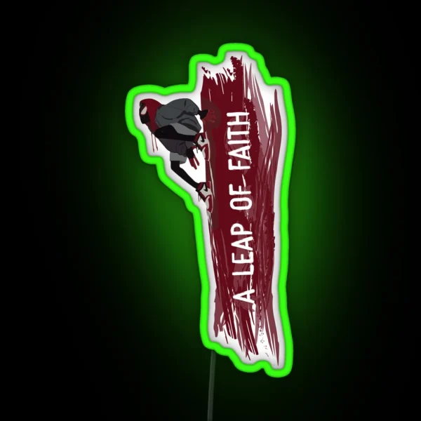 A Leap Of Faith RGB Neon Sign