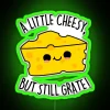 A Little Cheesy But Still Grate Funny Cheese Puns RGB Neon Sign - Image 4