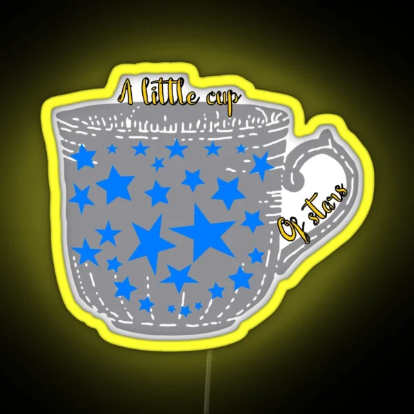 A Little Cup Of Stars RGB Neon Sign