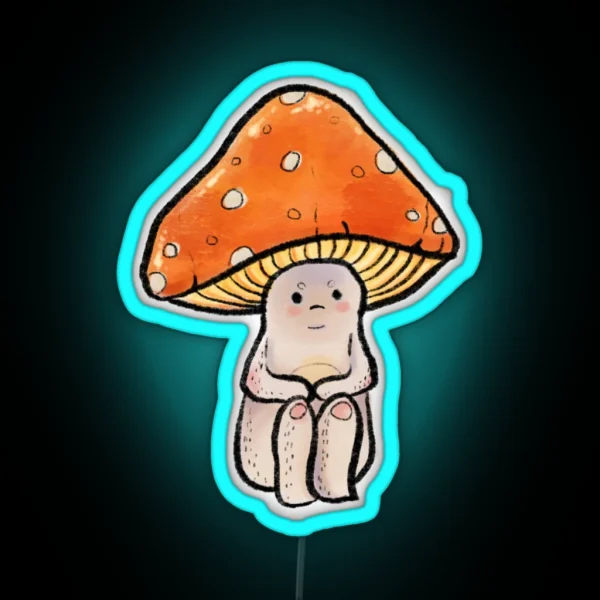 A Little Funguy RGB Neon Sign
