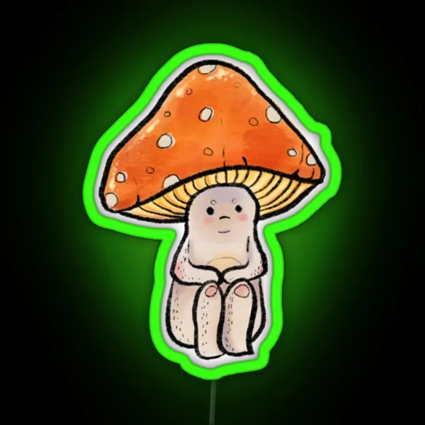 A Little Funguy RGB Neon Sign