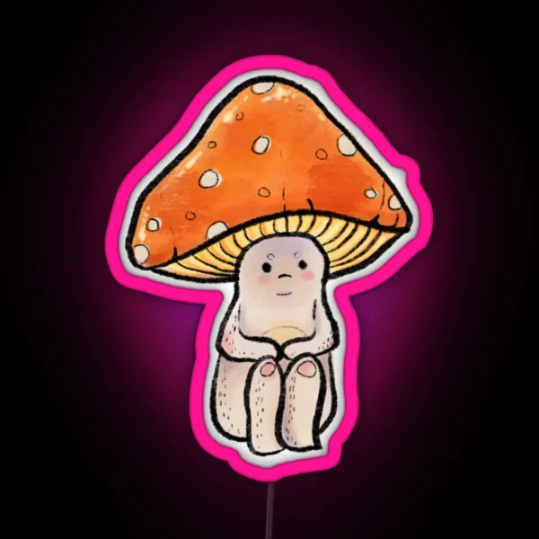 A Little Funguy RGB Neon Sign