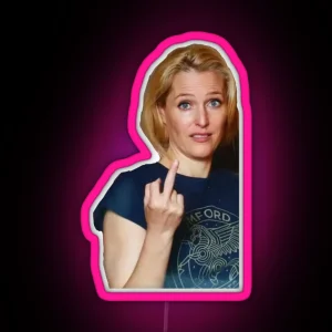 A Lovely FU From Gillian Anderson RGB Neon Sign