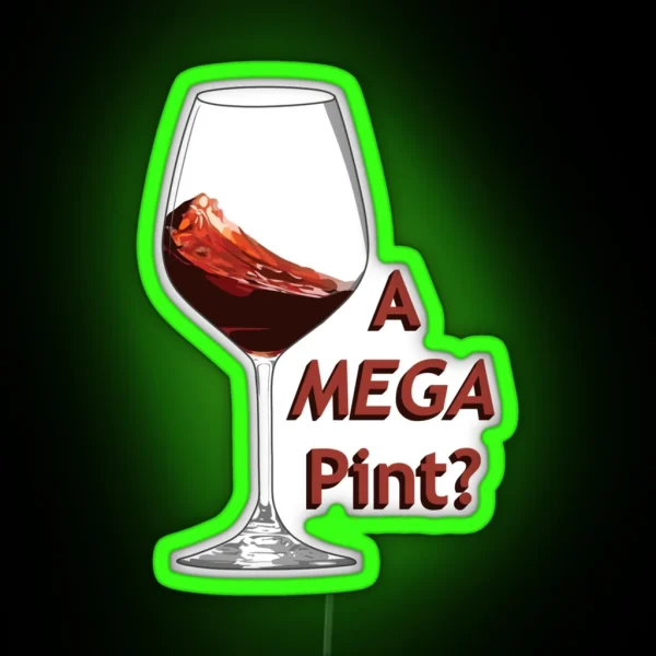 A Mega Pint Johnny Depp RGB Neon Sign