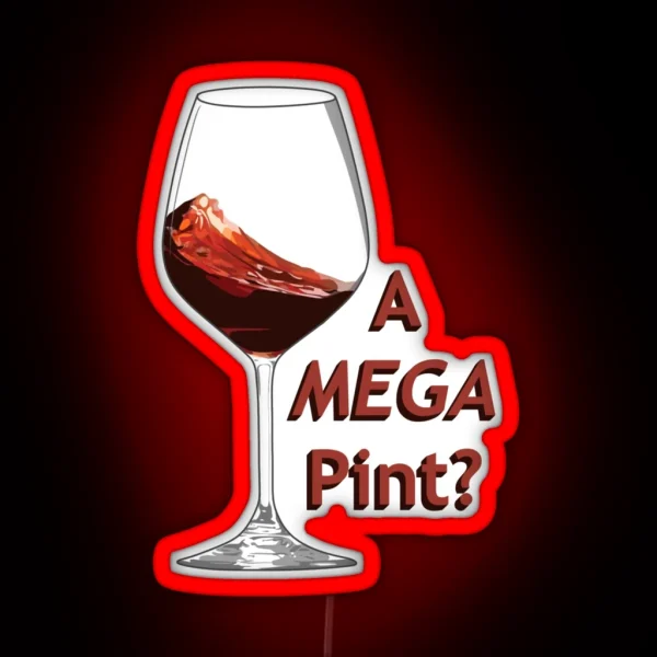 A Mega Pint Johnny Depp RGB Neon Sign