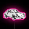 A Minimalist Porsche Illustration RGB Neon Sign - Image 6