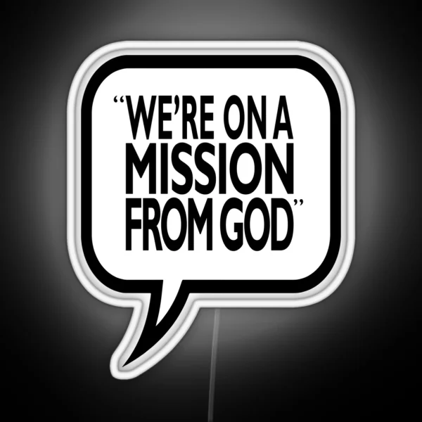 A Mission From God RGB Neon Sign