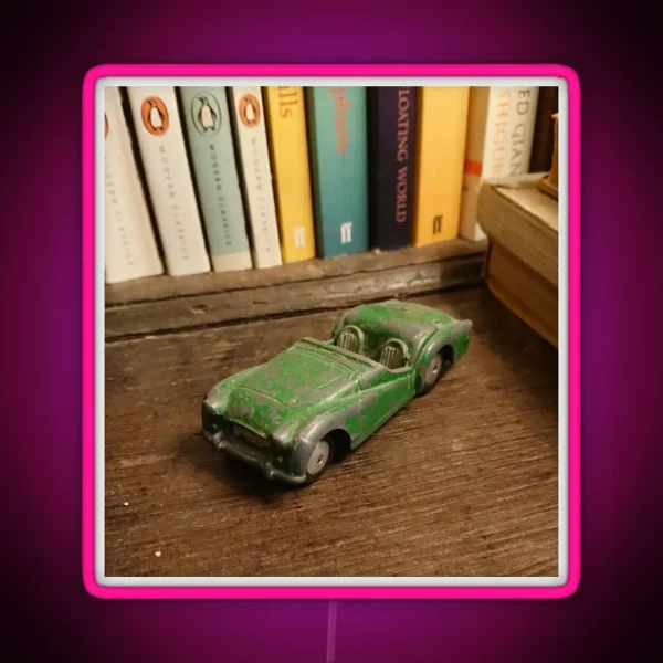 A Much Loved Toy Triumph TR2 Sports Car RGB Neon Sign