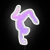 A Silhouette Of A Double Stag Handstand RGB Neon Sign - Image 5
