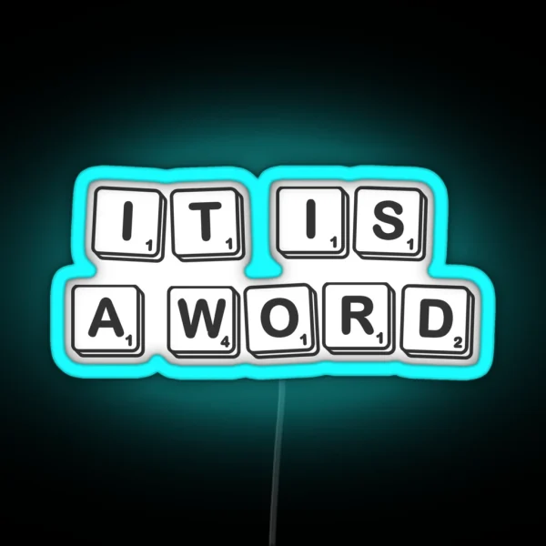 A Statement In Vocabulary RGB Neon Sign