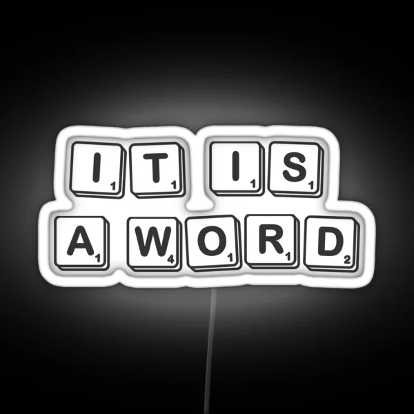 A Statement In Vocabulary RGB Neon Sign