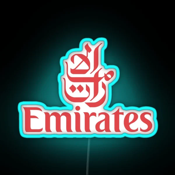 A Subsidiary Of The Emirates Group Airlines To Airline Company RGB Neon Sign