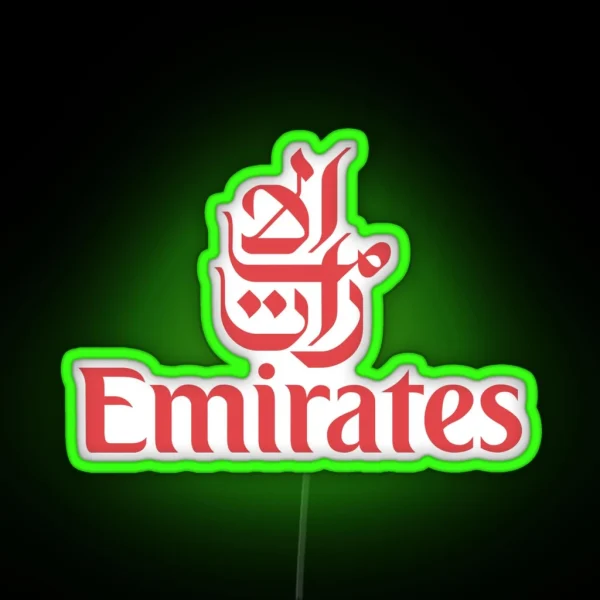 A Subsidiary Of The Emirates Group Airlines To Airline Company RGB Neon Sign