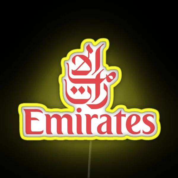 A Subsidiary Of The Emirates Group Airlines To Airline Company RGB Neon Sign