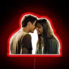 RGB lit quote sign 'a walk to remember' nostalgic romance gift