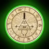 Vintage Wheel of Fortune prophecy prediction illuminated neon arcade game decor
