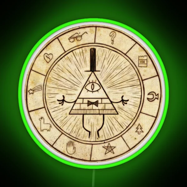 A Wheel Of Prophecy RGB Neon Sign