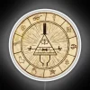 Unique Wall Decor with Mystical Symbolism and Color-Changing LED Lighting