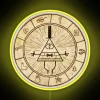 Vibrant RGB LED prophecy wheel neon sign decorative home accent