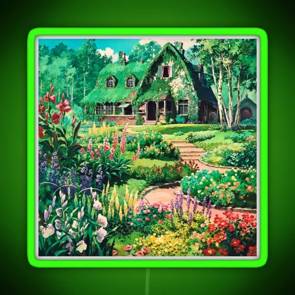 A Witch S House RGB Neon Sign