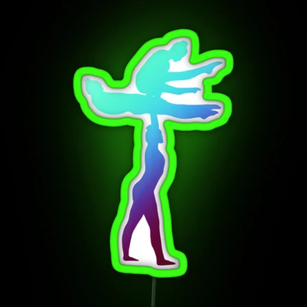 A Women S Group Doing Backbird RGB Neon Sign