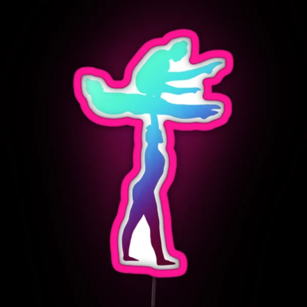 A Women S Group Doing Backbird RGB Neon Sign