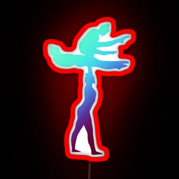 A Women S Group Doing Backbird RGB Neon Sign