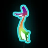 A Women S Pair Doing Straddle On Needle RGB Neon Sign - Image 2