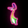 A Women S Pair Doing Straddle On Needle RGB Neon Sign - Image 6