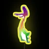 A Women S Pair Doing Straddle On Needle RGB Neon Sign - Image 5