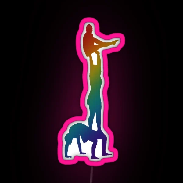 A Women S Trio Doing Column RGB Neon Sign
