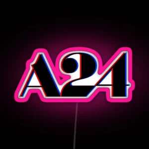 A24 Glitch Logo RGB Neon Sign