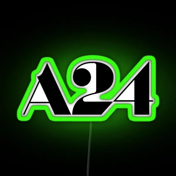 A24 Logo Black RGB Neon Sign