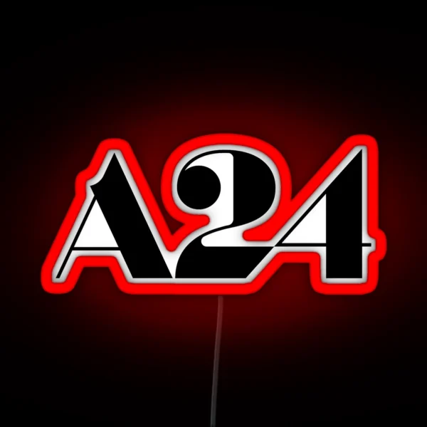 A24 Logo Black RGB Neon Sign